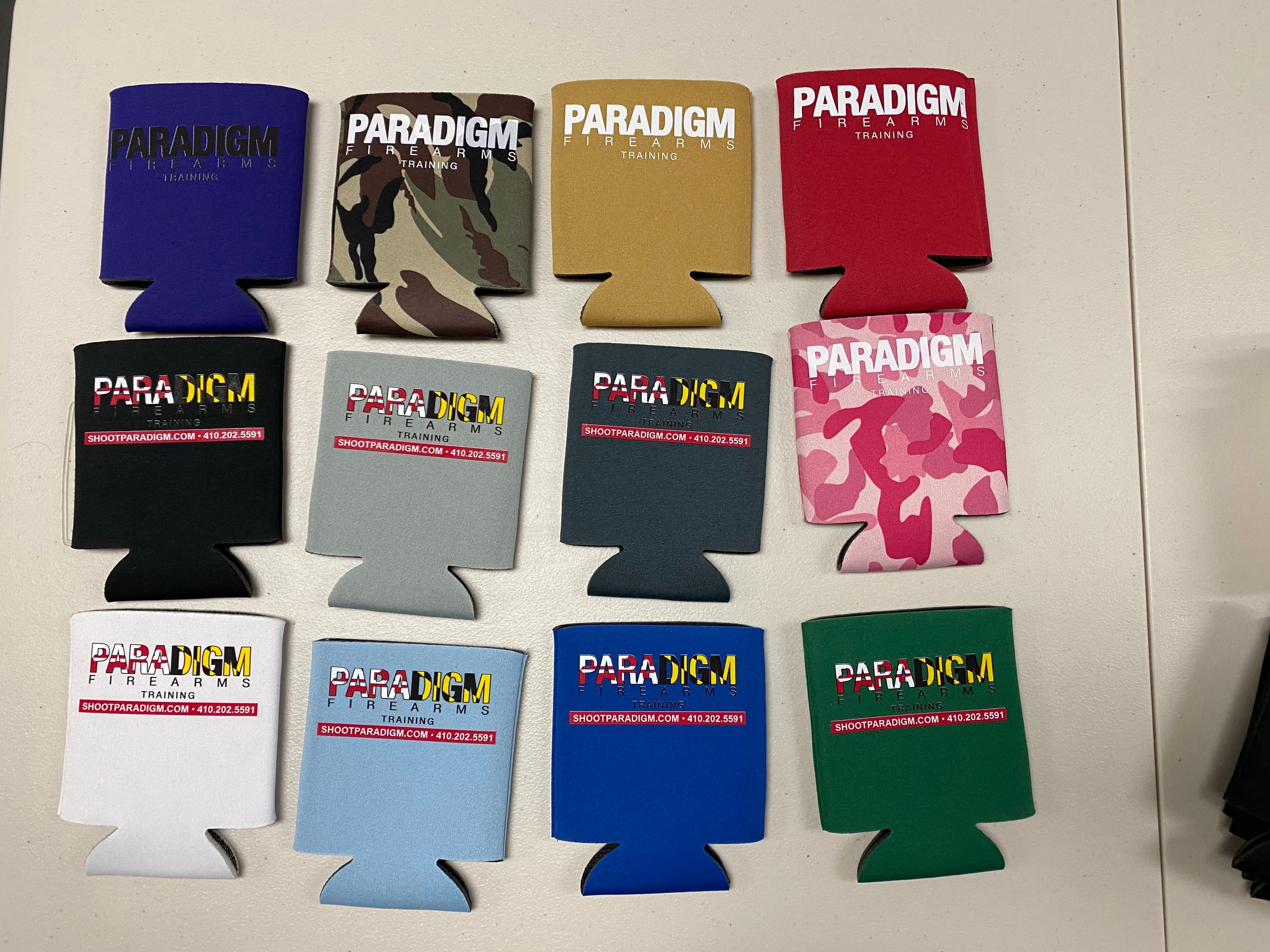 Paradigm Firearms Training Koozie Merchandise