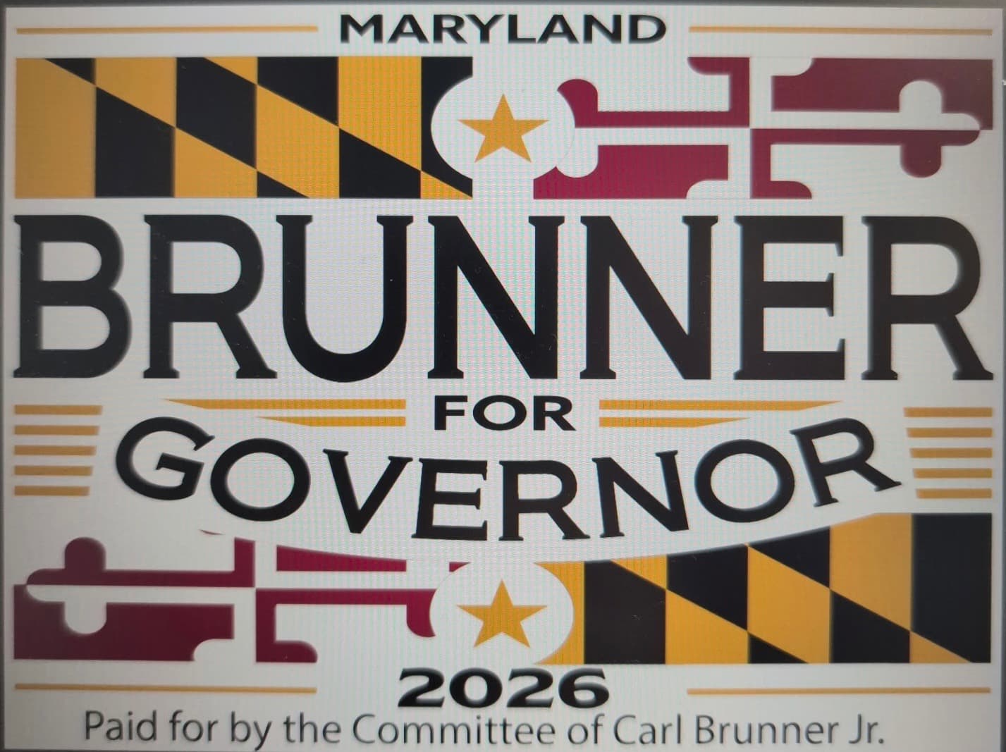 Brunner & Rhodes campaign for Governor and Lt. Governor of Maryland
