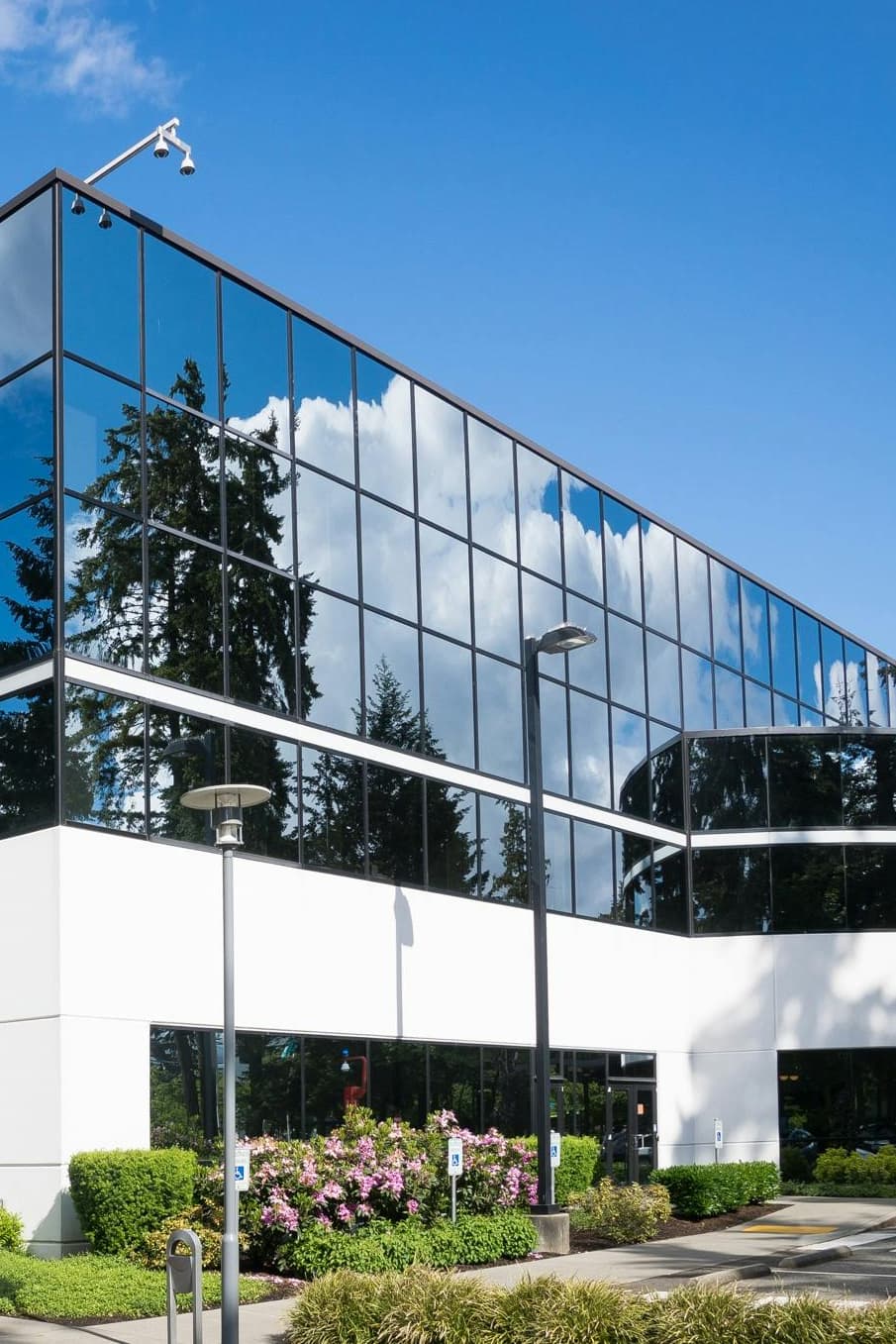 Buidling in Westminster MD with Windows Protected by Security Film